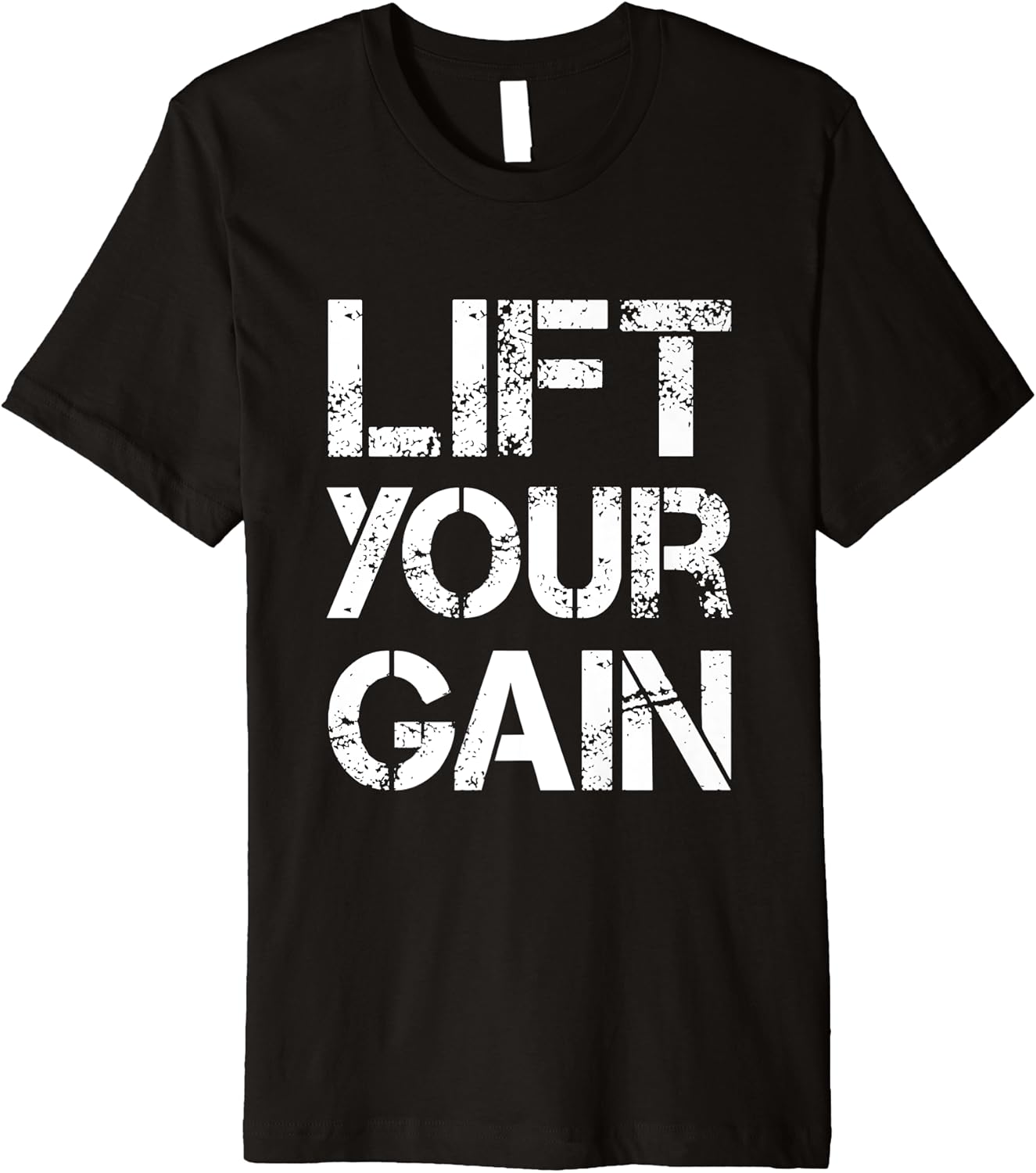 Lift Your Gain Funny Gym Workout Weight Lifting Pun Phrase